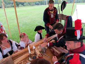 IX Festa Reviu els Setges Napole&ograve;nics de Girona. Campament d'&egrave;poca napole&ograve;nica al parc de les Ribes del Ter