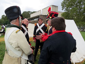 IX Festa Reviu els Setges Napole&ograve;nics de Girona. Campament d'&egrave;poca napole&ograve;nica al parc de les Ribes del Ter