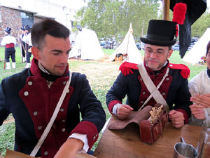 IX Festa Reviu els Setges Napole&ograve;nics de Girona. Campament d'&egrave;poca napole&ograve;nica al parc de les Ribes del Ter