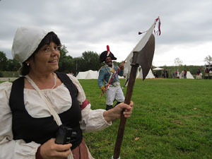 IX Festa Reviu els Setges Napole&ograve;nics de Girona. Campament d'&egrave;poca napole&ograve;nica al parc de les Ribes del Ter