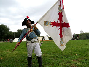 IX Festa Reviu els Setges Napole&ograve;nics de Girona. Campament d'&egrave;poca napole&ograve;nica al parc de les Ribes del Ter