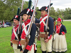 IX Festa Reviu els Setges Napole&ograve;nics de Girona. Campament d'&egrave;poca napole&ograve;nica al parc de les Ribes del Ter