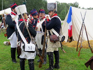 IX Festa Reviu els Setges Napole&ograve;nics de Girona. Campament d'&egrave;poca napole&ograve;nica al parc de les Ribes del Ter