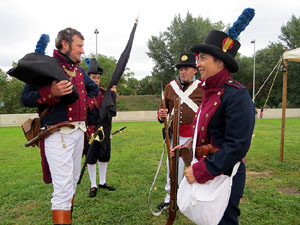 IX Festa Reviu els Setges Napole&ograve;nics de Girona. Campament d'&egrave;poca napole&ograve;nica al parc de les Ribes del Ter