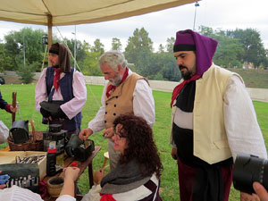 IX Festa Reviu els Setges Napole&ograve;nics de Girona. Campament d'&egrave;poca napole&ograve;nica al parc de les Ribes del Ter