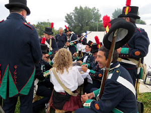 IX Festa Reviu els Setges Napole&ograve;nics de Girona. Campament d'&egrave;poca napole&ograve;nica al parc de les Ribes del Ter