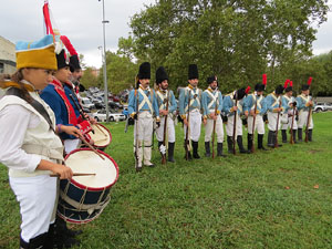 IX Festa Reviu els Setges Napole&ograve;nics de Girona. Campament d'&egrave;poca napole&ograve;nica al parc de les Ribes del Ter