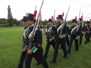 IX Festa Reviu els Setges Napole&ograve;nics de Girona. Campament d'&egrave;poca napole&ograve;nica al parc de les Ribes del Ter