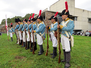 IX Festa Reviu els Setges Napole&ograve;nics de Girona. Campament d'&egrave;poca napole&ograve;nica al parc de les Ribes del Ter