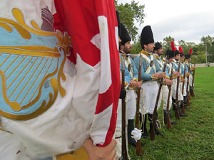 IX Festa Reviu els Setges Napole&ograve;nics de Girona. Campament d'&egrave;poca napole&ograve;nica al parc de les Ribes del Ter