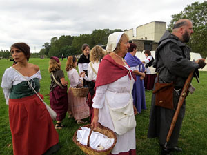 IX Festa Reviu els Setges Napole&ograve;nics de Girona. Campament d'&egrave;poca napole&ograve;nica al parc de les Ribes del Ter