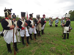 IX Festa Reviu els Setges Napole&ograve;nics de Girona. Campament d'&egrave;poca napole&ograve;nica al parc de les Ribes del Ter
