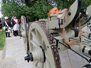 IX Festa Reviu els Setges Napole&ograve;nics de Girona. Campament d'&egrave;poca napole&ograve;nica al parc de les Ribes del Ter