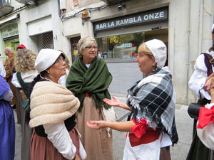 IX Festa Reviu els Setges Napole&ograve;nics de Girona. Desfilada pels carrers del Barri Vell