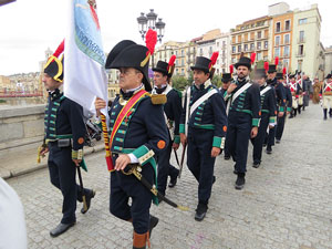 IX Festa Reviu els Setges Napole&ograve;nics de Girona. Desfilada pels carrers del Barri Vell