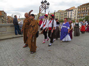 IX Festa Reviu els Setges Napole&ograve;nics de Girona. Desfilada pels carrers del Barri Vell