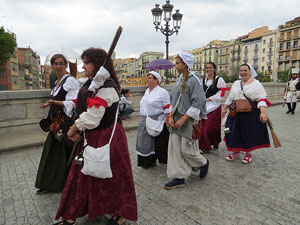 IX Festa Reviu els Setges Napole&ograve;nics de Girona. Desfilada pels carrers del Barri Vell