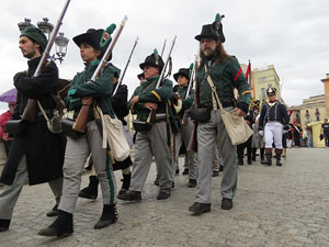 IX Festa Reviu els Setges Napole&ograve;nics de Girona. Desfilada pels carrers del Barri Vell