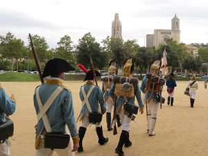 IX Festa Reviu els Setges Napole&ograve;nics de Girona. Desfilada pels carrers del Barri Vell