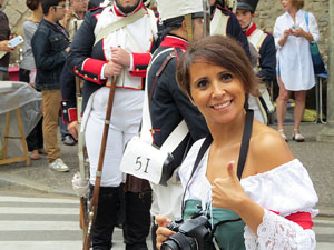 IX Festa Reviu els Setges Napole&ograve;nics de Girona. Desfilada pels carrers del Barri Vell