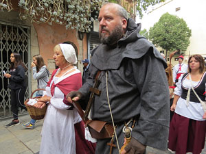 IX Festa Reviu els Setges Napole&ograve;nics de Girona. Desfilada pels carrers del Barri Vell