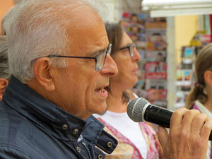 IX Festa Reviu els Setges Napole&ograve;nics de Girona. Presentaci&oacute; a la pla&ccedil;a de la Independ&egrave;ncia