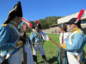 IX Festa Reviu els Setges Napole&ograve;nics de Girona. Campament d'&egrave;poca  napole&ograve;nica al parc de les Ribes del Ter