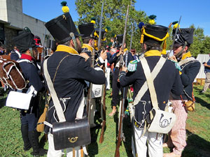 IX Festa Reviu els Setges Napole&ograve;nics de Girona. Campament d'&egrave;poca  napole&ograve;nica al parc de les Ribes del Ter