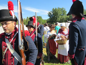 IX Festa Reviu els Setges Napole&ograve;nics de Girona. Campament d'&egrave;poca  napole&ograve;nica al parc de les Ribes del Ter