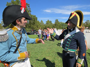 IX Festa Reviu els Setges Napole&ograve;nics de Girona. Campament d'&egrave;poca  napole&ograve;nica al parc de les Ribes del Ter