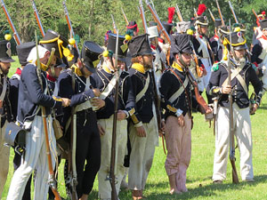 IX Festa Reviu els Setges Napole&ograve;nics de Girona. Recreaci&oacute; d'una batalla al parc de les Ribes del Ter