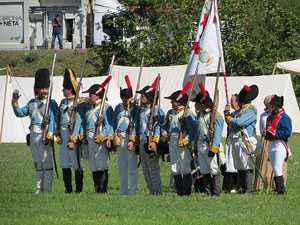 IX Festa Reviu els Setges Napole&ograve;nics de Girona. Recreaci&oacute; d'una batalla al parc de les Ribes del Ter