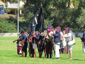 IX Festa Reviu els Setges Napole&ograve;nics de Girona. Recreaci&oacute; d'una batalla al parc de les Ribes del Ter