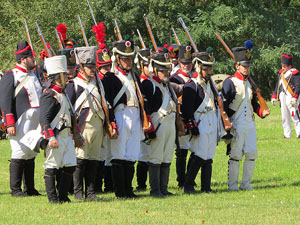 IX Festa Reviu els Setges Napole&ograve;nics de Girona. Recreaci&oacute; d'una batalla al parc de les Ribes del Ter