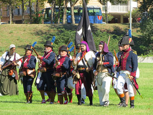 IX Festa Reviu els Setges Napole&ograve;nics de Girona. Recreaci&oacute; d'una batalla al parc de les Ribes del Ter