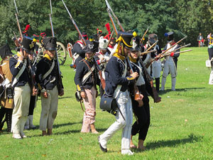 IX Festa Reviu els Setges Napole&ograve;nics de Girona. Recreaci&oacute; d'una batalla al parc de les Ribes del Ter