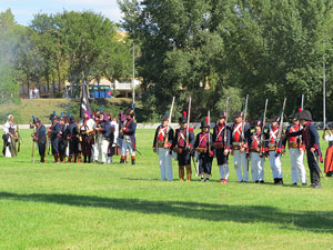 IX Festa Reviu els Setges Napole&ograve;nics de Girona. Recreaci&oacute; d'una batalla al parc de les Ribes del Ter