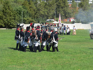 IX Festa Reviu els Setges Napole&ograve;nics de Girona. Recreaci&oacute; d'una batalla al parc de les Ribes del Ter