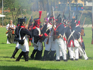 IX Festa Reviu els Setges Napole&ograve;nics de Girona. Recreaci&oacute; d'una batalla al parc de les Ribes del Ter