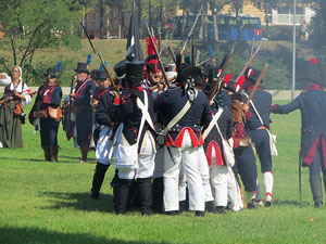 IX Festa Reviu els Setges Napole&ograve;nics de Girona. Recreaci&oacute; d'una batalla al parc de les Ribes del Ter