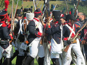 IX Festa Reviu els Setges Napole&ograve;nics de Girona. Recreaci&oacute; d'una batalla al parc de les Ribes del Ter