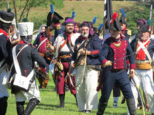 IX Festa Reviu els Setges Napole&ograve;nics de Girona. Recreaci&oacute; d'una batalla al parc de les Ribes del Ter
