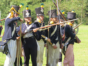 IX Festa Reviu els Setges Napole&ograve;nics de Girona. Recreaci&oacute; d'una batalla al parc de les Ribes del Ter