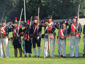 IX Festa Reviu els Setges Napole&ograve;nics de Girona. Recreaci&oacute; d'una batalla al parc de les Ribes del Ter