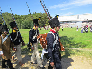IX Festa Reviu els Setges Napole&ograve;nics de Girona. Recreaci&oacute; d'una batalla al parc de les Ribes del Ter