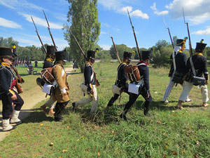 IX Festa Reviu els Setges Napole&ograve;nics de Girona. Recreaci&oacute; d'una batalla al parc de les Ribes del Ter