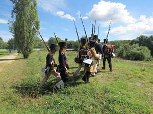 IX Festa Reviu els Setges Napole&ograve;nics de Girona. Recreaci&oacute; d'una batalla al parc de les Ribes del Ter
