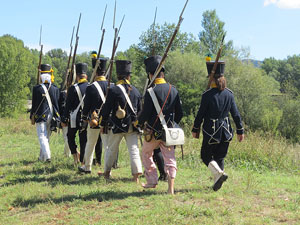 IX Festa Reviu els Setges Napole&ograve;nics de Girona. Recreaci&oacute; d'una batalla al parc de les Ribes del Ter