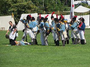 IX Festa Reviu els Setges Napole&ograve;nics de Girona. Recreaci&oacute; d'una batalla al parc de les Ribes del Ter