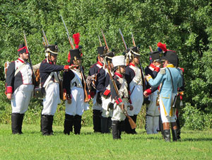 IX Festa Reviu els Setges Napole&ograve;nics de Girona. Recreaci&oacute; d'una batalla al parc de les Ribes del Ter
